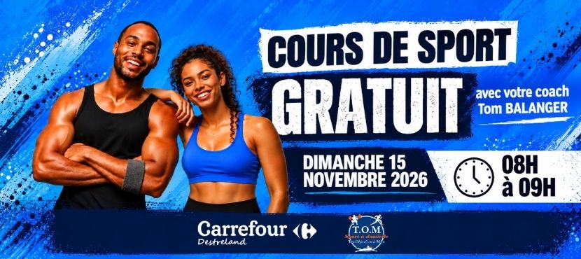 COURS DE SPORT DU 15 NOVEMBRE 2026 